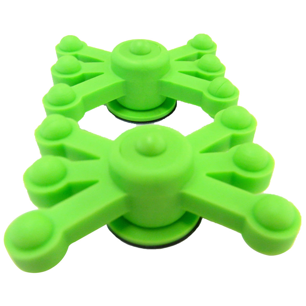 BowJax MonsterJax Vibration Dampeners Solid Limb Neon Green