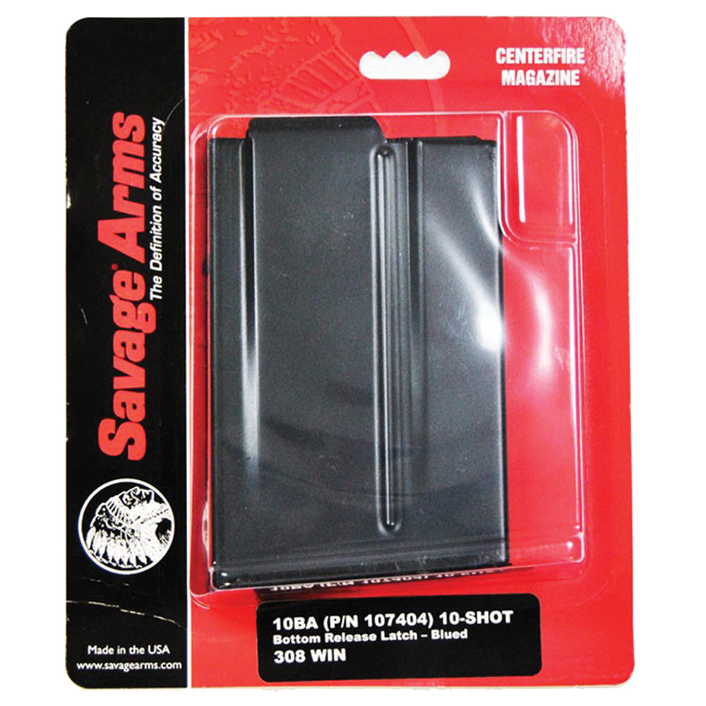 Savage Arms 55183 Detachable Blued 10-Rd Magazine for 6.5 Creedmoor/308 Win 10GRS
