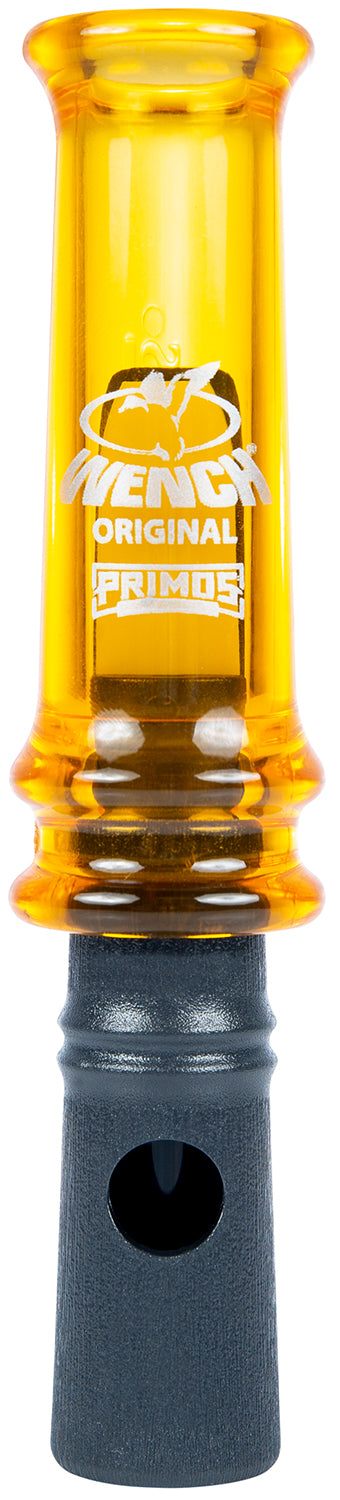 Primos 820 Wench Duck Call - Graphite Internal Parts, Yellow Polycarbonate