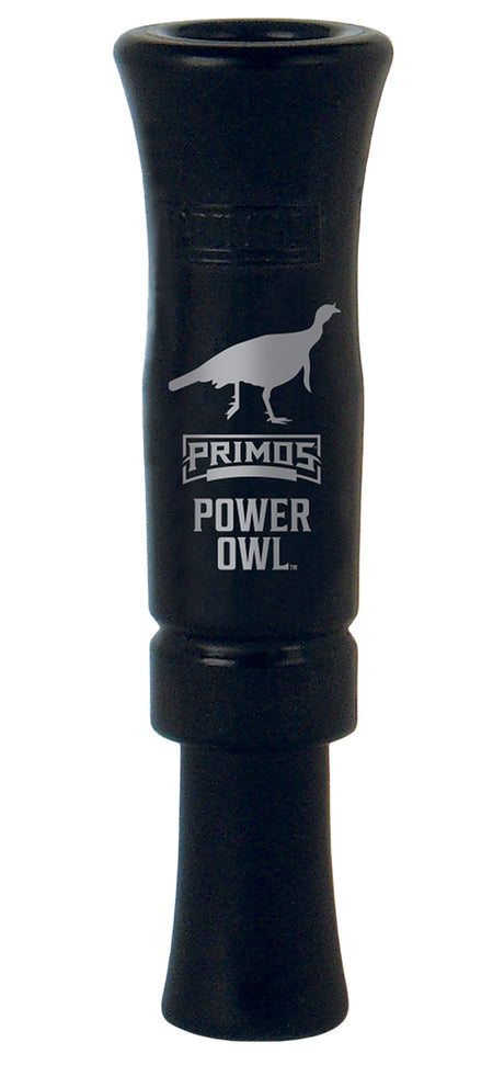Primos 331 Power Owl Turkey Locator Open Call - Barred Owl, Black Acrylic