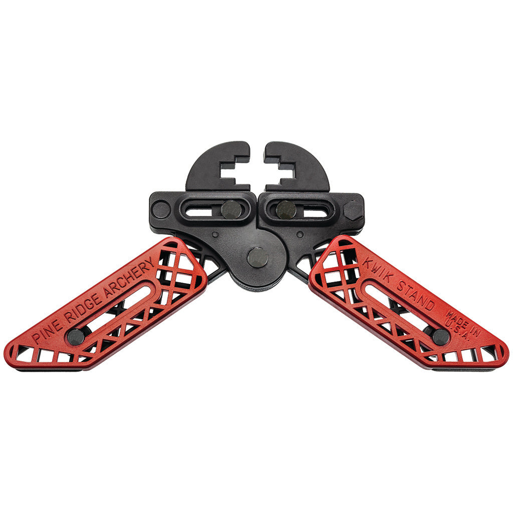 Pine Ridge Red/Black Kwik Stand Bow Support for Most Limb Widths