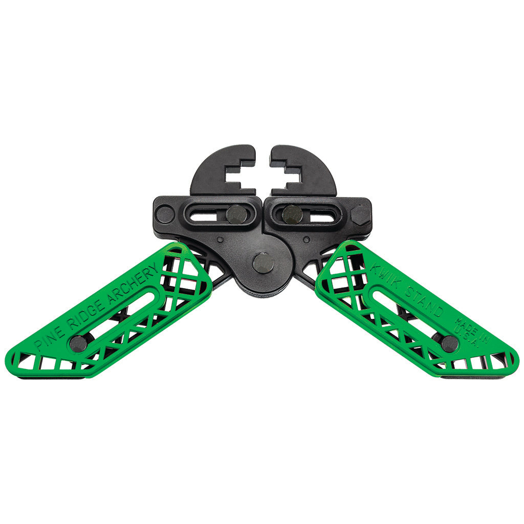 Pine Ridge Lime Green/Black Kwik Stand Bow Support for Most Limb Widths