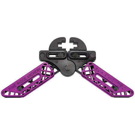 Pine Ridge Purple/Black Kwik Stand Bow Support for Most Limb Widths