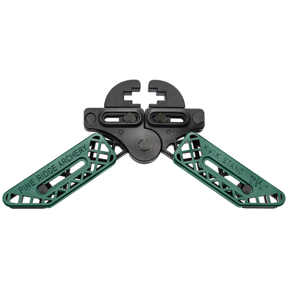 Pine Ridge Forest Green/Black Kwik Stand Bow Support for Most Limb Widths