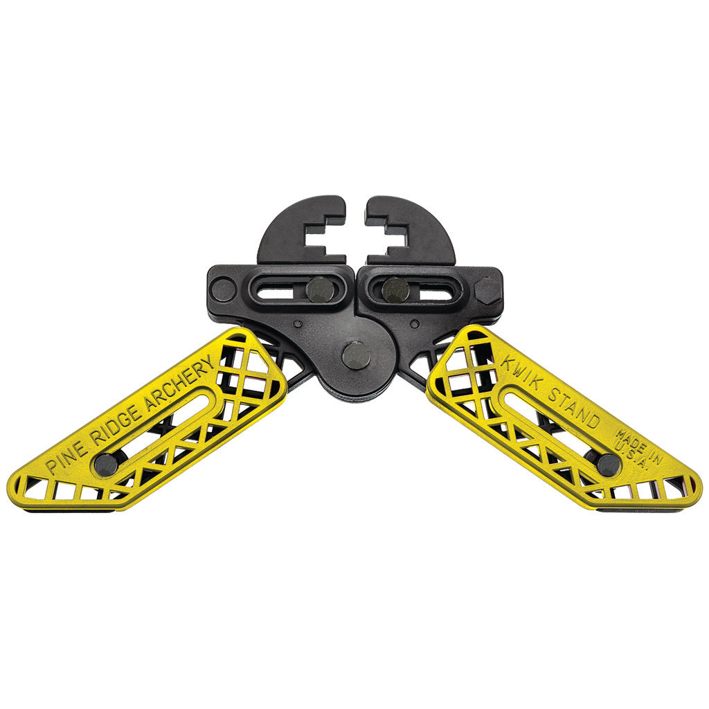 Pine Ridge Yellow/Black Kwik Stand Bow Support for Most Limb Widths