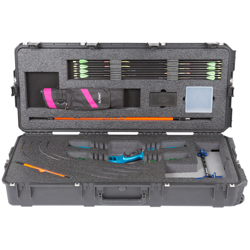 SKB iSeries Recurve Bow Case - Fits 2 Risers and Limb Sets