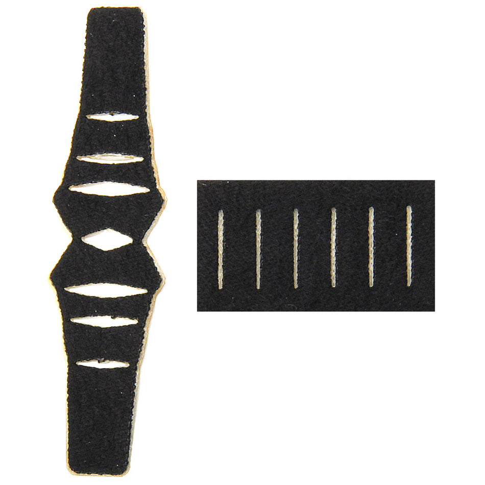 QAD Arrow Rest Replacement Felt Kit Black - 6 Piece