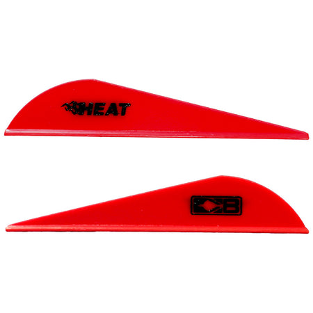 Bohning Heat Vanes 36 pk. Red - Stiffer Material Hunting Vane
