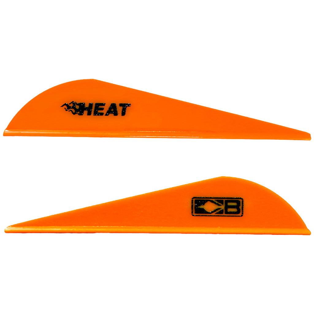 Bohning Heat Vanes 36 pk. Neon Orange - Stiffer Material Hunting Vane