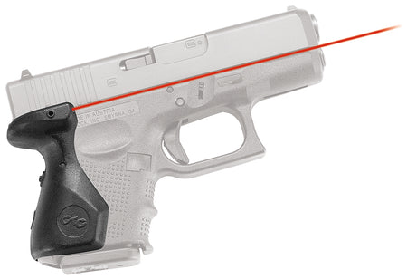 Crimson Trace Lasergrips Glock Gen4 26/27/33 Red Laser, Rear Activation, Black Polymer