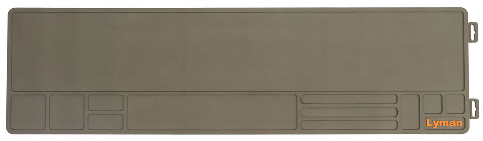 Lyman Essential Firearm Maintenance Mat Gray Rubber 10 x 36"
