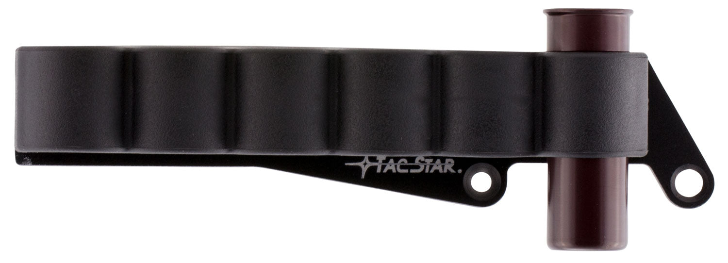 TacStar 1081211 12 Gauge Remington 870/1100/1187 Slimline SideSaddle 6rds Black Polymer w/Aluminum