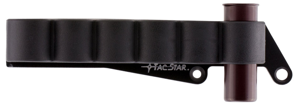 TacStar 1081211 12 Gauge Remington 870/1100/1187 Slimline SideSaddle 6rds Black Polymer w/Aluminum