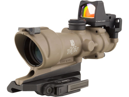 Trijicon ACOG ECOS 4x32mm Illuminated Amber Crosshair 5.56 Riflescope
