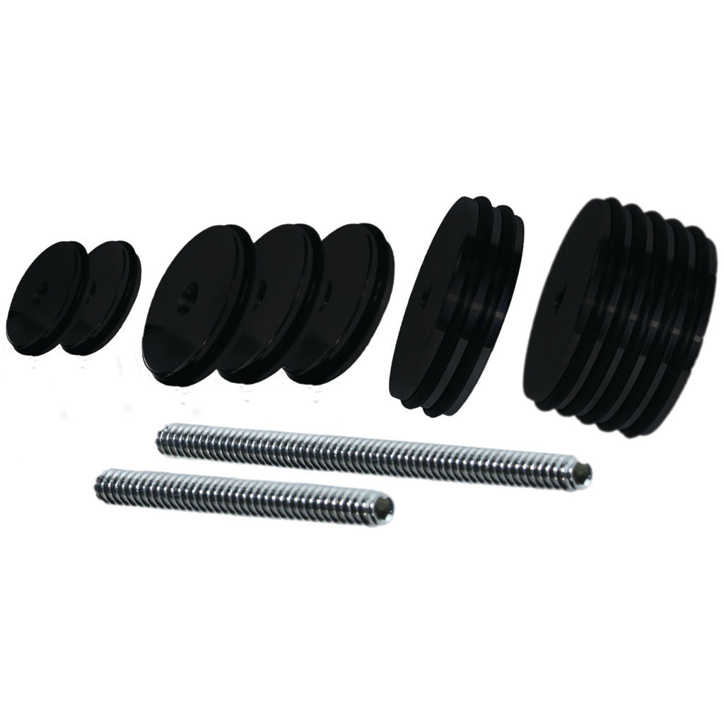 Dead Center Custom Bow Stabilizer Balance Weight Kit Matte Black