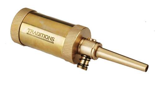 Traditions Brass Compact Field Tubular Muzzleloading Flask
