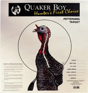 Quaker Boy Turkey Target 20 x 20 Inch Life Size 100-Pack