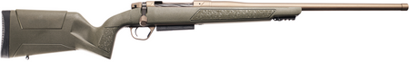 Christensen Arms 801-15003-01 Evoke 6.5 PRC 4+1 22" Burnt Bronze Cerakote Threaded Barrel, Burnt Bronze Cerakote Drilled & Tapped Receiver, Picatinny Rail Forend, OD Green Fixed Synthetic Stock