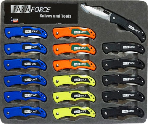 AccuSharp Paraforce Lock Back Knife Set - 18 Knives Per Display