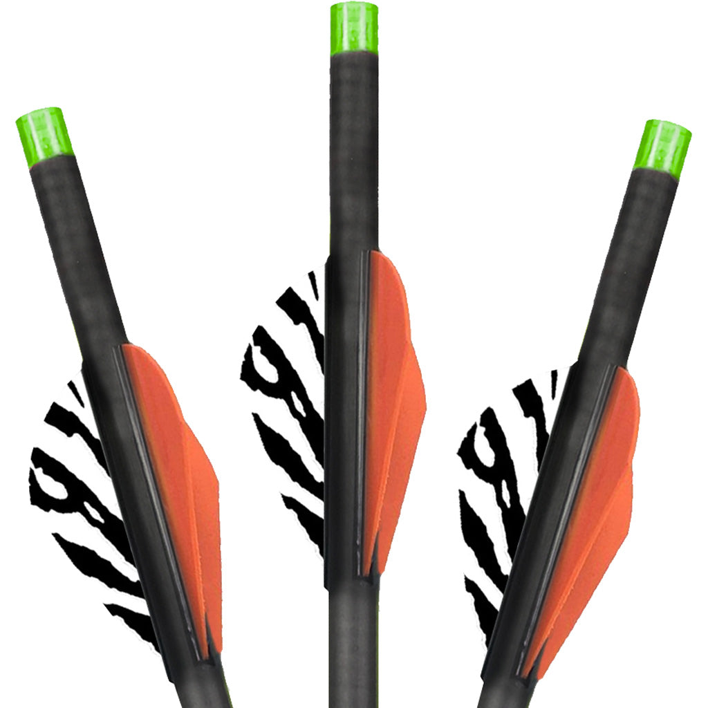 Lumenok Green Moon Nock Carbon Crossbow Bolts 22" 3-Pack