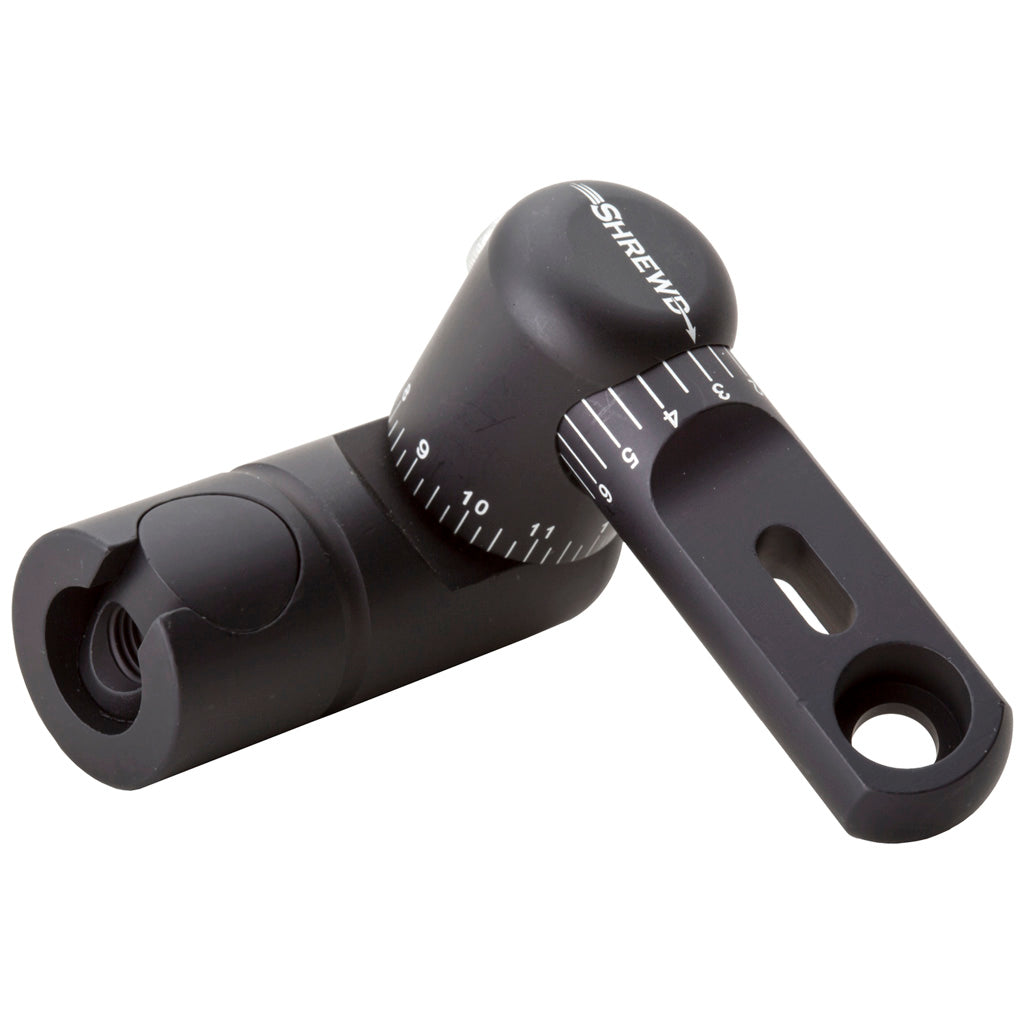 Shrewd Single V-Bar Bow Stabilizer Mount, Matte Black