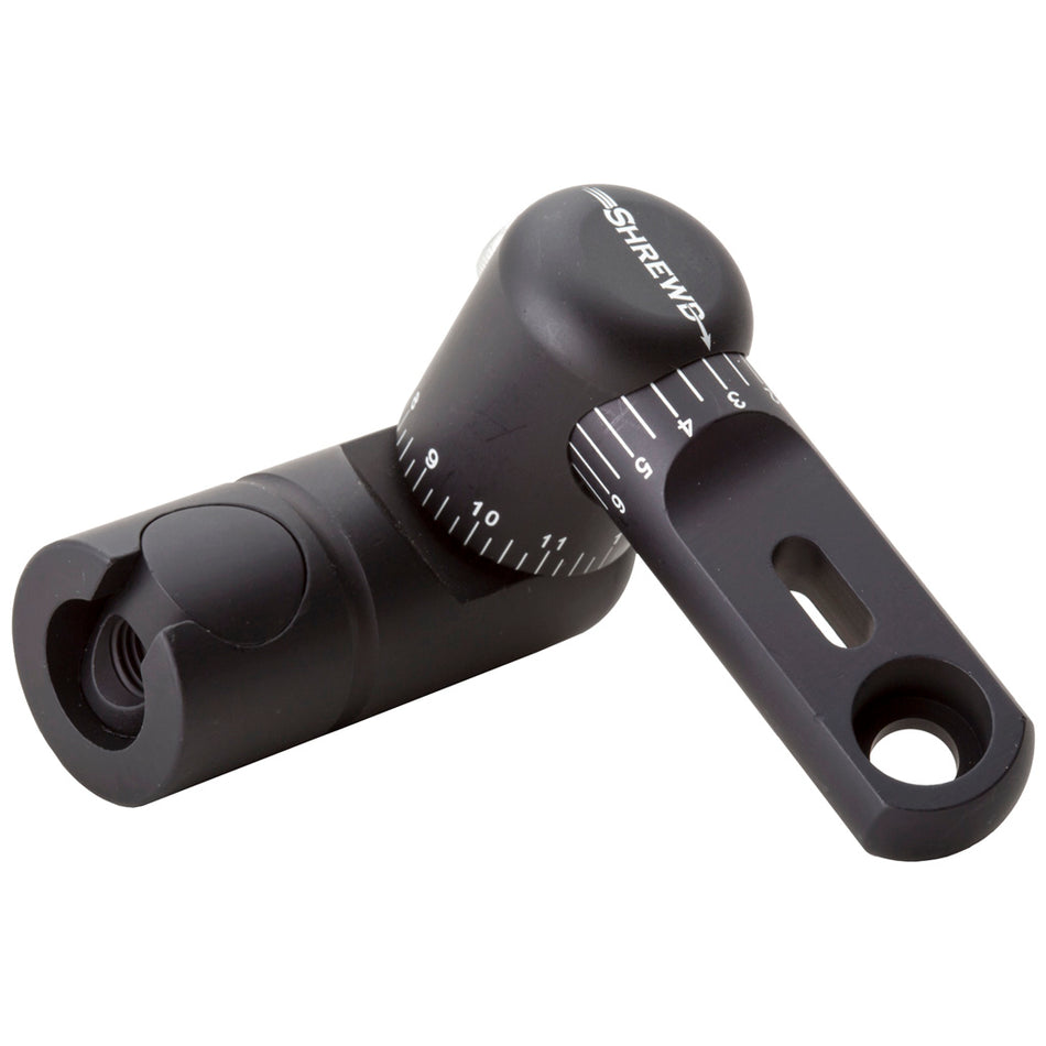 Shrewd Single V-Bar Bow Stabilizer Mount, Matte Black
