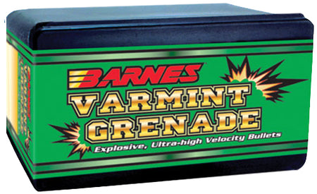 Barnes Bullets Varmint Grenade 22 Hornet 30 Grain Flat Base HP 100/Box