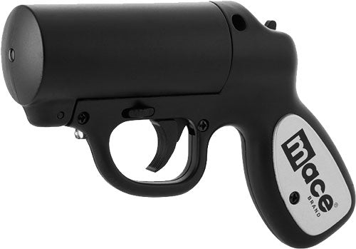 Mace Pepper Gun 28g with UV Dye and LED Flashlight Matte Black