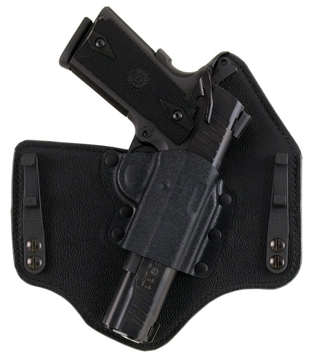 Galco KingTuk Deluxe IWB Black Kydex/Leather Fits Glock 20/21/29/30 UniClip Mount Right Hand