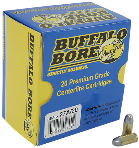 Buffalo Bore .380 ACP/Auto Personal Defense 100 grain Hard Cast Flat Nose ammunition