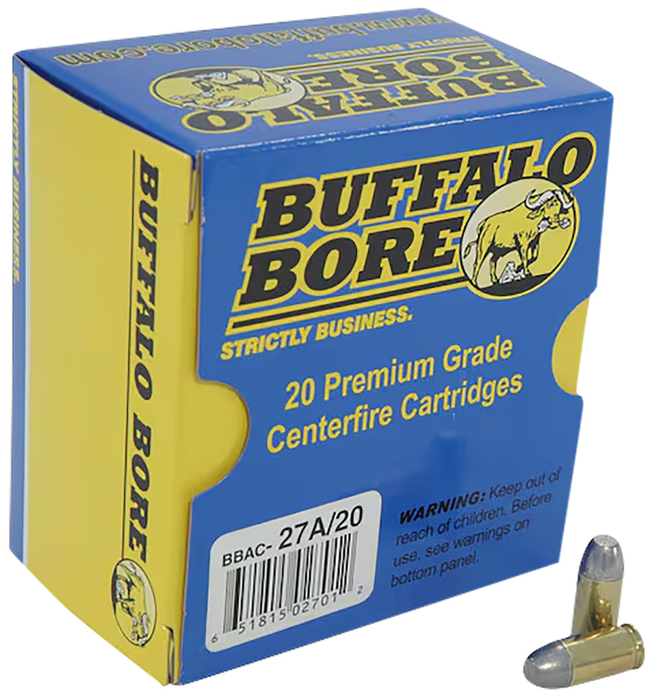 Buffalo Bore .380 ACP/Auto Personal Defense 100 grain Hard Cast Flat Nose ammunition