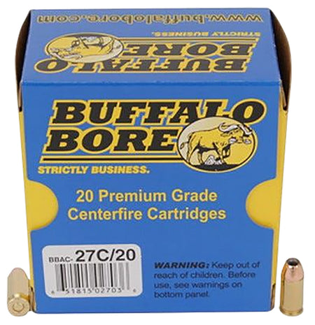 Buffalo Bore .380 ACP/Auto Personal Defense 90 grain Jacketed Hollow Point ammunition
