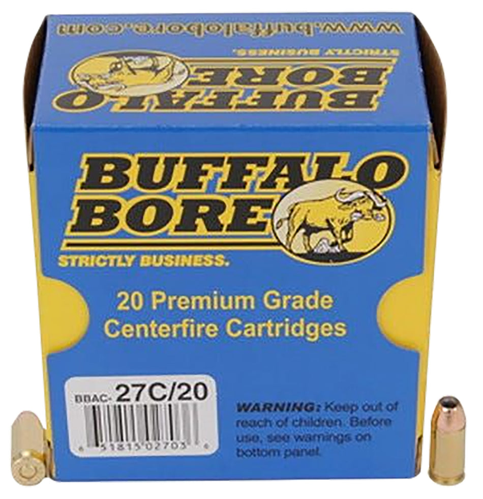 Buffalo Bore .380 ACP/Auto Personal Defense 90 grain Jacketed Hollow Point ammunition