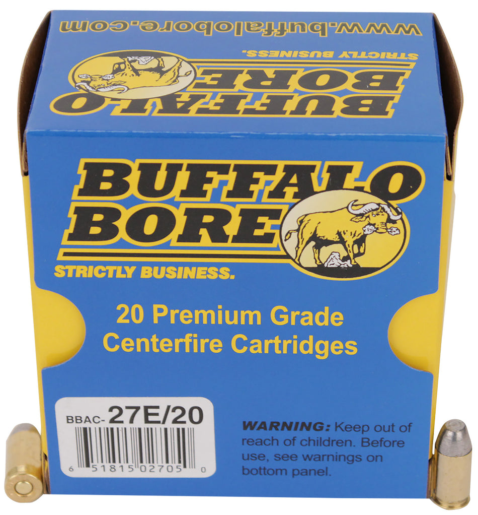 Buffalo Bore .380 ACP/Auto Standard Pressure 100 grain Hard Cast Flat Nose ammunition