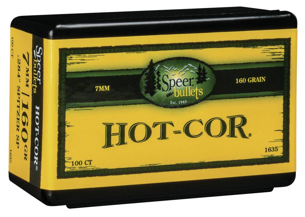 Speer 1635 Hot-Cor .284 160 Grain SP Rifle Bullets 100 Per Box