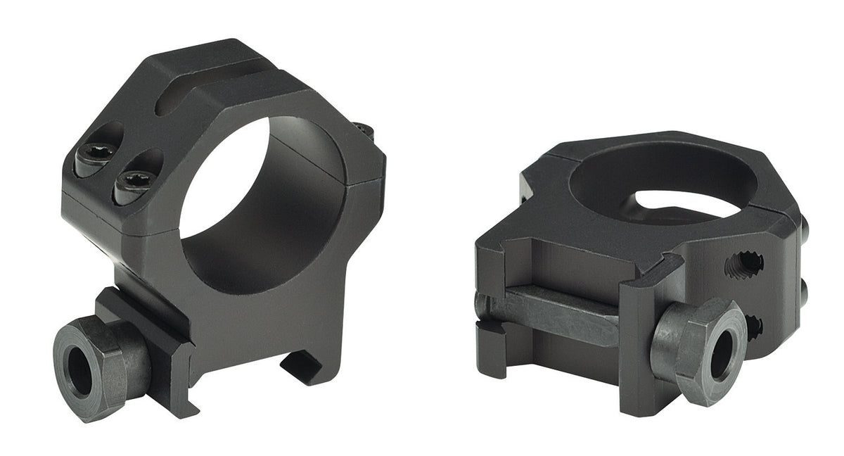 Weaver Four-Hole Skeleton Ring Set 48361 1" High Matte Black