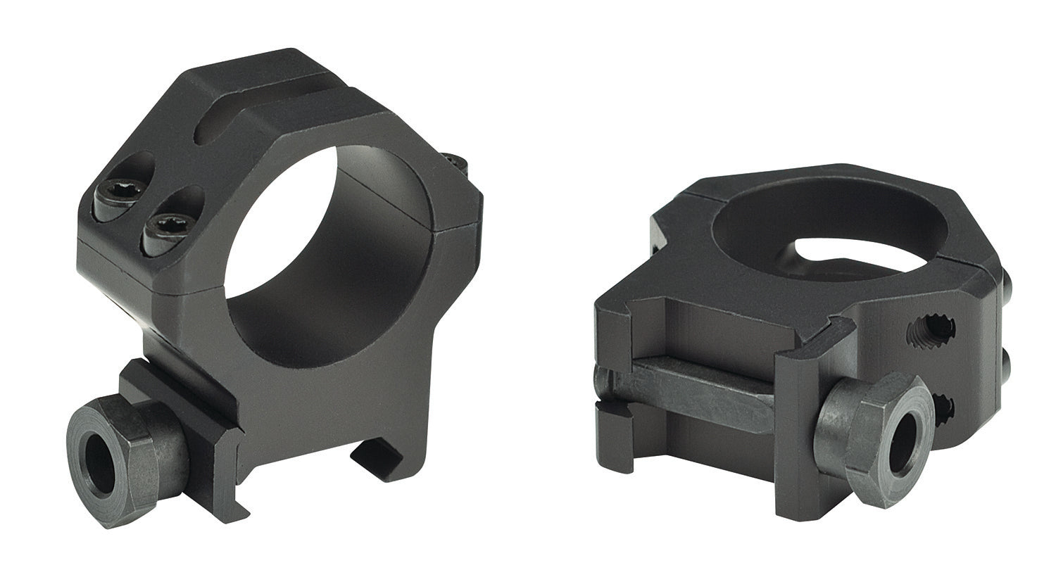 Weaver Four-Hole Skeleton Ring Set 48361 1" High Matte Black