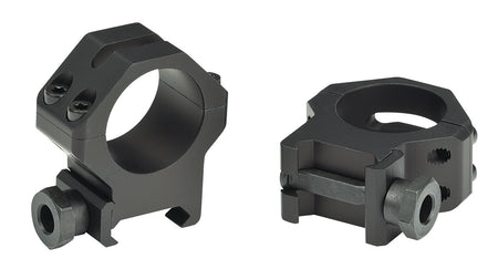 Weaver Four-Hole Skeleton Ring Set 48361 1" High Matte Black