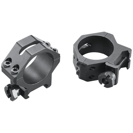 Weaver Four-Hole Skeleton Ring Set 48364 30mm Low Matte Black