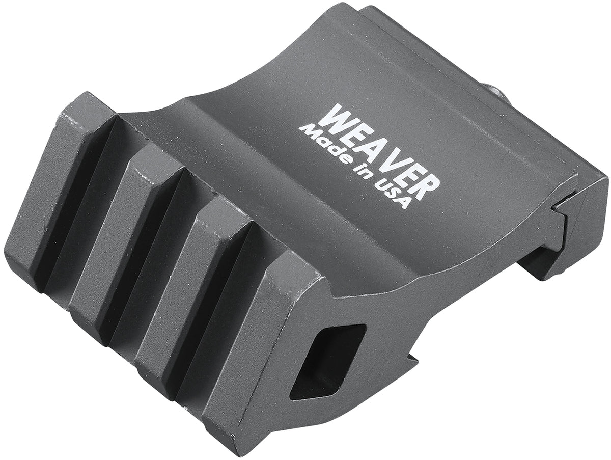 Weaver Mounts 99671 Black Anodized 0 MOA Offset Picatinny Rail Adapter