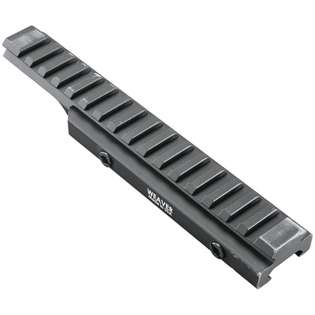 Weaver 99673 AR-15/M16 Flat Top Optic Riser Rail Black 0 MOA