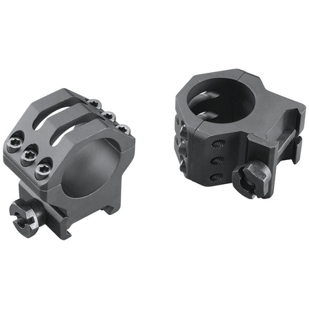 Weaver Six-Hole Picatinny Ring Set 99689 1" High Matte Black