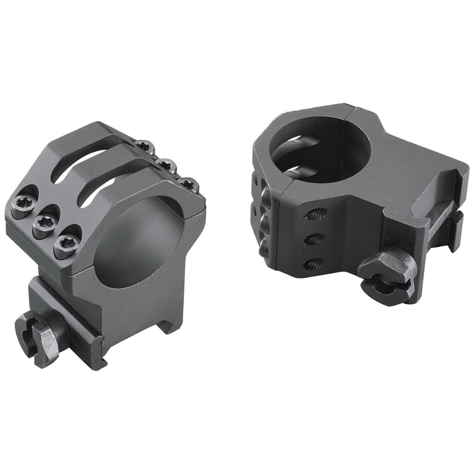 Weaver Six-Hole Picatinny Ring Set 99691 1" Extra Extra High Matte Black