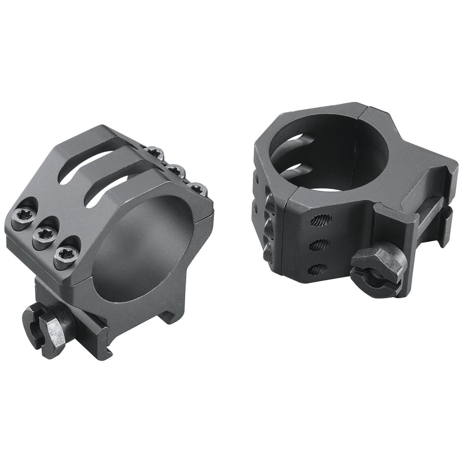 Weaver Six-Hole Picatinny Ring Set 99693 30mm Medium Matte Black