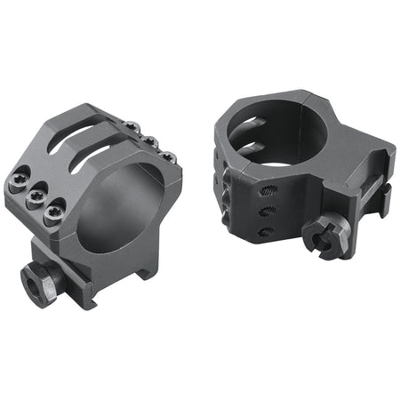 Weaver Six-Hole Picatinny Ring Set 99694 30mm High Matte Black