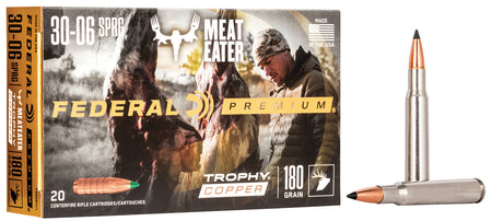 Federal Premium Trophy Copper 180 Grain .30-06 Springfield 2700 fps 029465063535
