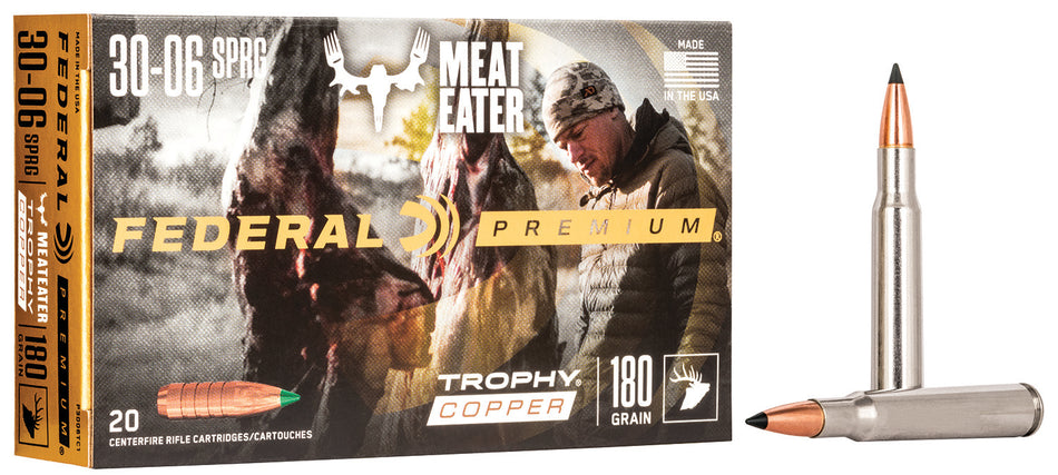 Federal Premium Trophy Copper 180 Grain .30-06 Springfield 2700 fps 029465063535