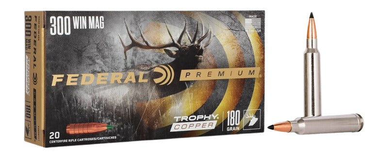 Federal .300 Winchester Mag Premium 180 grain Trophy Copper ammunition