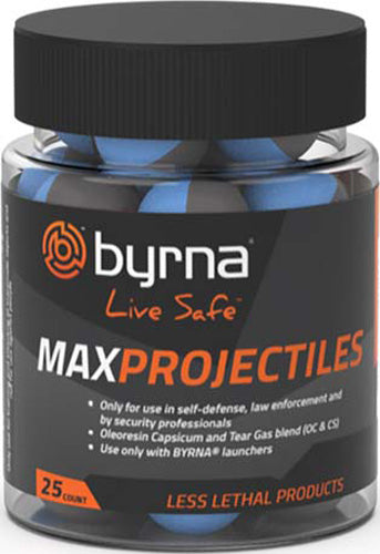 Byrna 25-Count MAX Projectile Tub .68 Cal