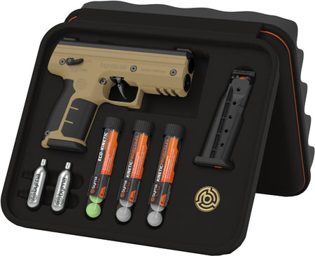 Byrna SD Kinetic Kit in Tan w/ 2 Mags and Rounds